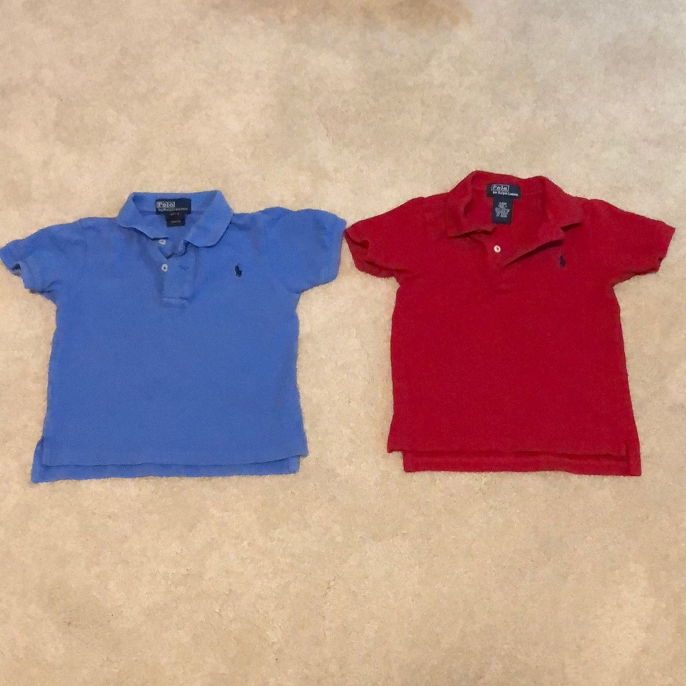 LOT 2 Ralph Lauren polo shirts size 24 months